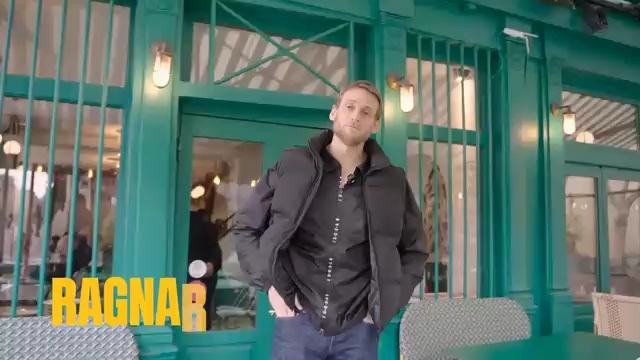 Ragnar Le Breton devant le restaurant Le Grand Amalfi